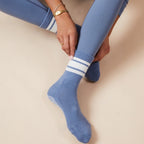 Retro Crew - Grip Socks - (Barre / Pilates)