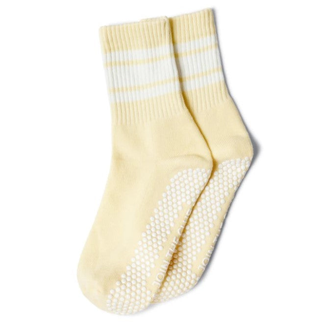 Retro Crew - Grip Socks - (Barre / Pilates)