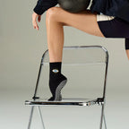 Evil Eye Crew Grip Socks (Barre / Pilates)
