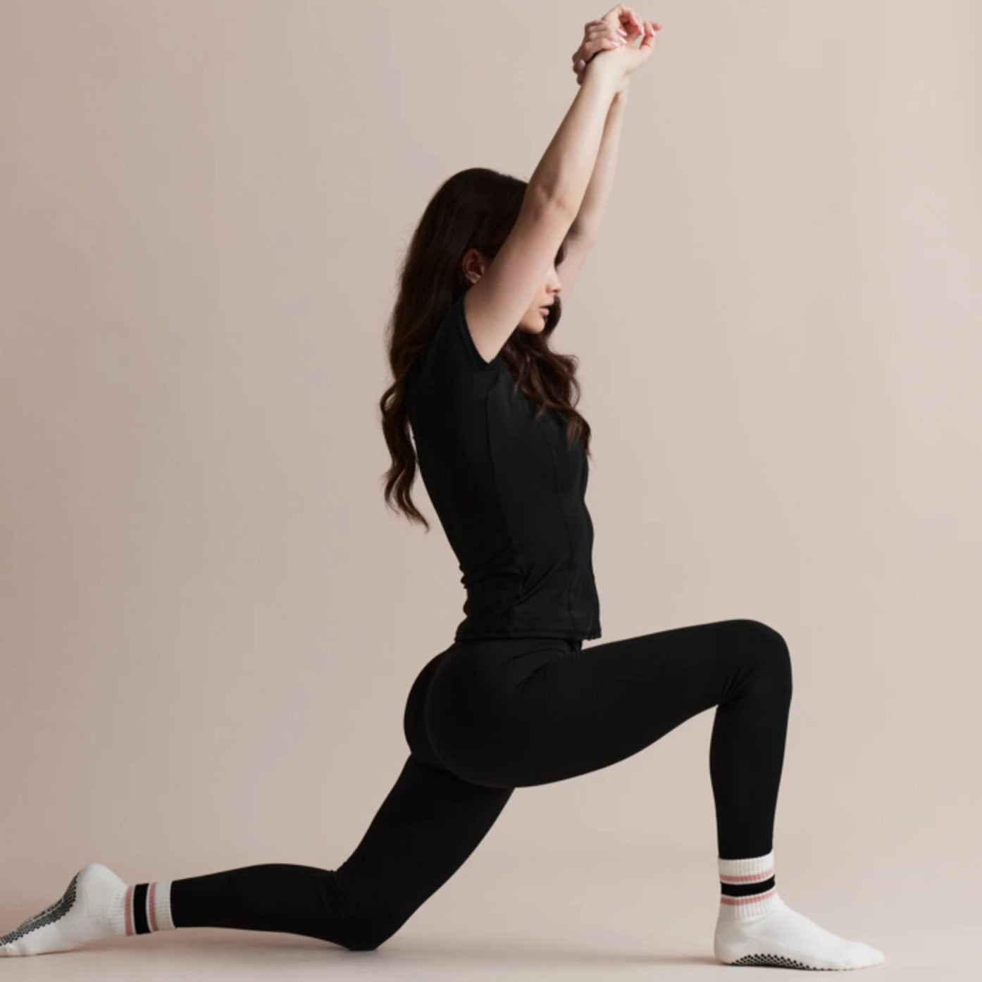 Retro Crew - Grip Socks - (Barre / Pilates)