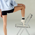 Retro Crew - Grip Socks - (Barre / Pilates)