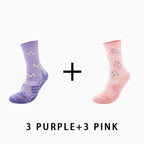 Women's Reflective Running Socks（6 pairs）