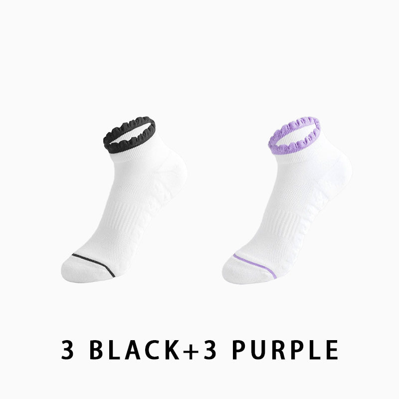 Women's Low Cut Running Socks（6 pairs）