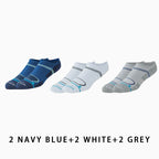 Men's Low Cut Breathable Running Socks(6 pairs）