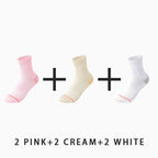 Mid-calf Breathable Women's Sport Socks (6 pairs）