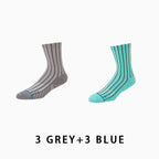 Men's Mid-calf Running Socks(6 pairs）