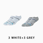 Men's Low Cut Breathable Running Socks(6 pairs）