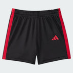 Kids' adidas Two-Piece Short Sleeve Raglan Printed Tee and Shorts Set