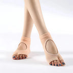 Exposed Toe Yoga Feet Socks With Grip Support