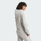 Women's adidas Essentials Fleece 3-Stripes Full-Zip Hoodie