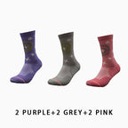 Breathable Mid-calf Women Running Socks（6 pairs）