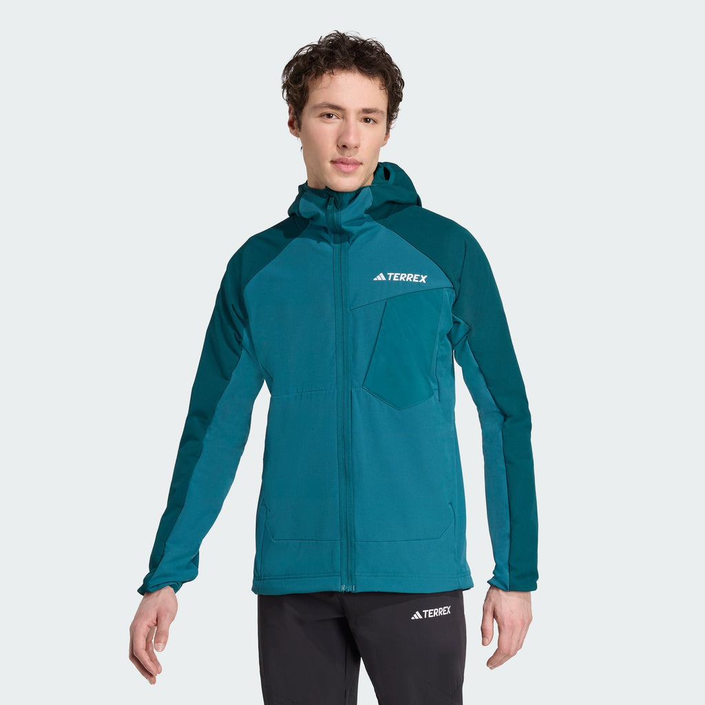 Men's adidas Terrex Xperior Softshell Fleece Hooded Jacket