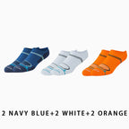 Men's Low Cut Breathable Running Socks(6 pairs）