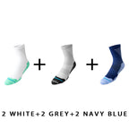 Breathable Men's Mid-calf Cycling Socks(6 pairs）