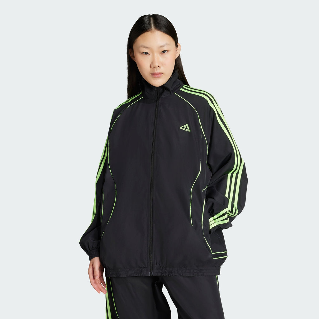 Women's adidas Teamgeist Adicolor Oversized Woven Track Top