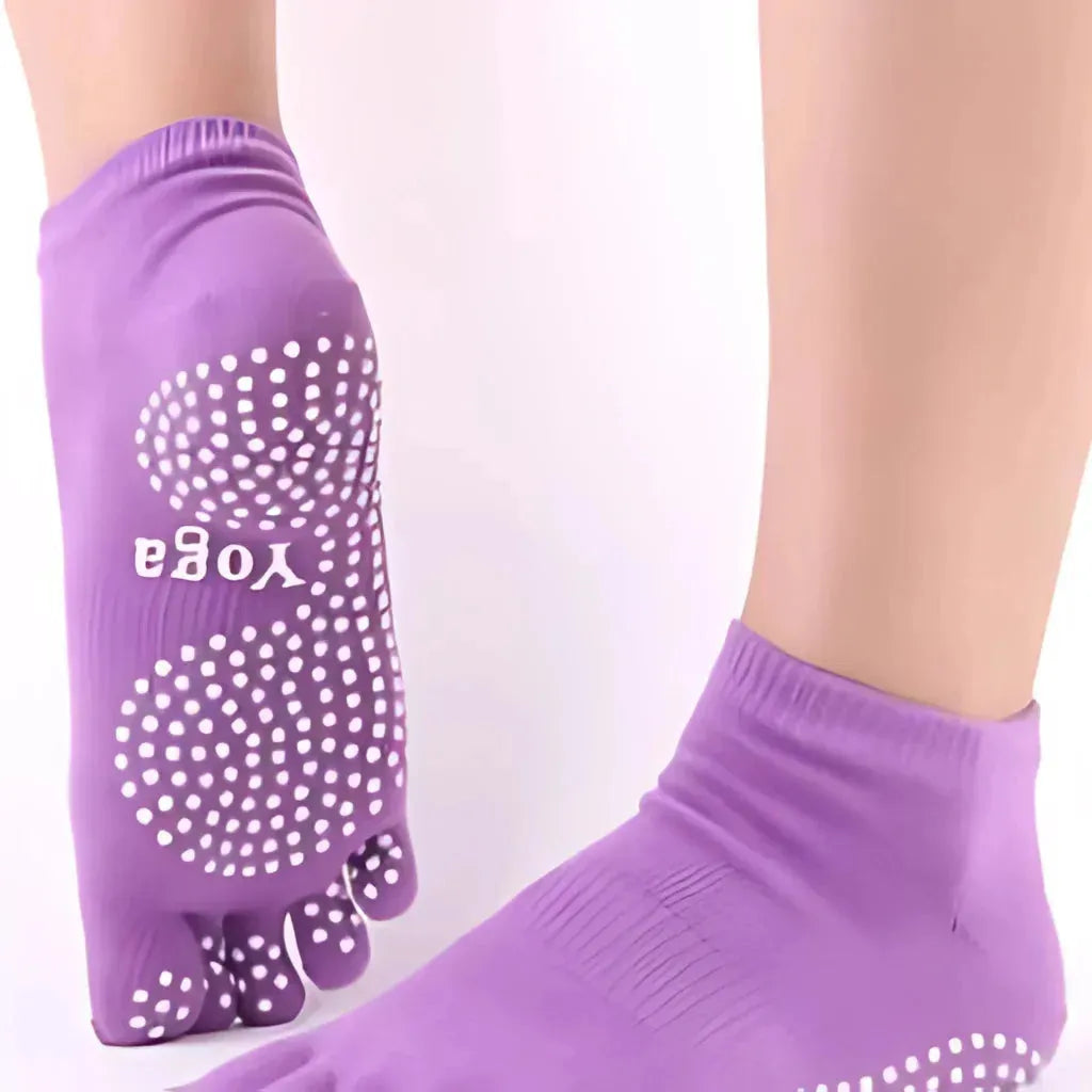 Five Toe Grip Yoga Socks For Women