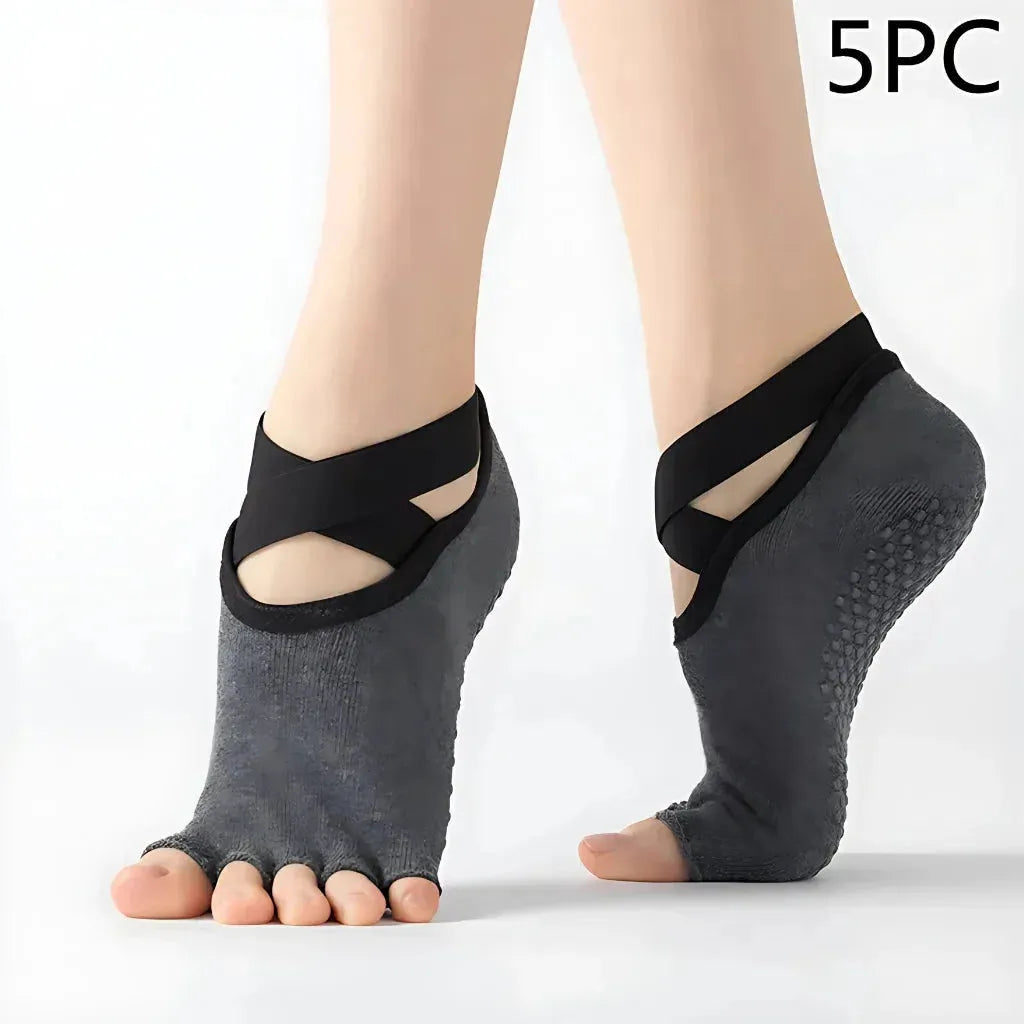Five Toe Socks For Yoga And Pilates Control