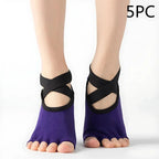 Five Toe Socks For Yoga And Pilates Control