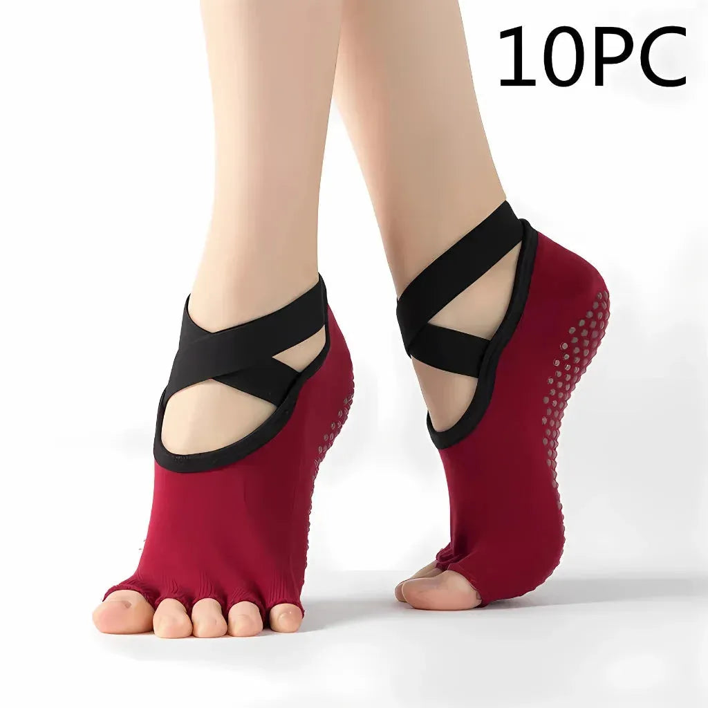 Five Toe Socks For Yoga And Pilates Control