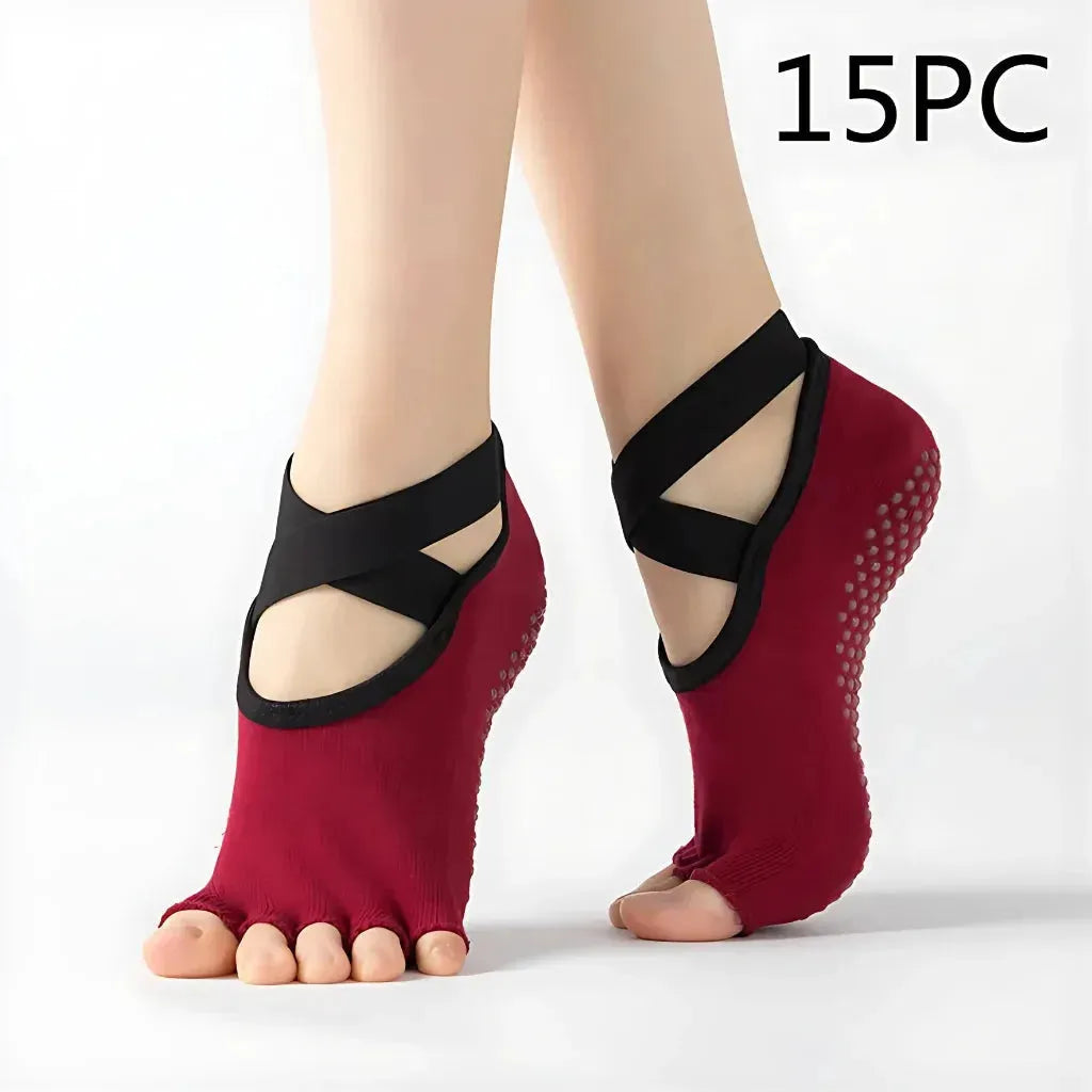 Five Toe Socks For Yoga And Pilates Control