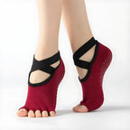 Five Toe Socks For Yoga And Pilates Control