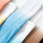 Gradient Dyed Yoga Grip Socks For Stability And Style