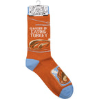 "I'd Rather Be Eating Turkey" Unisex Socks