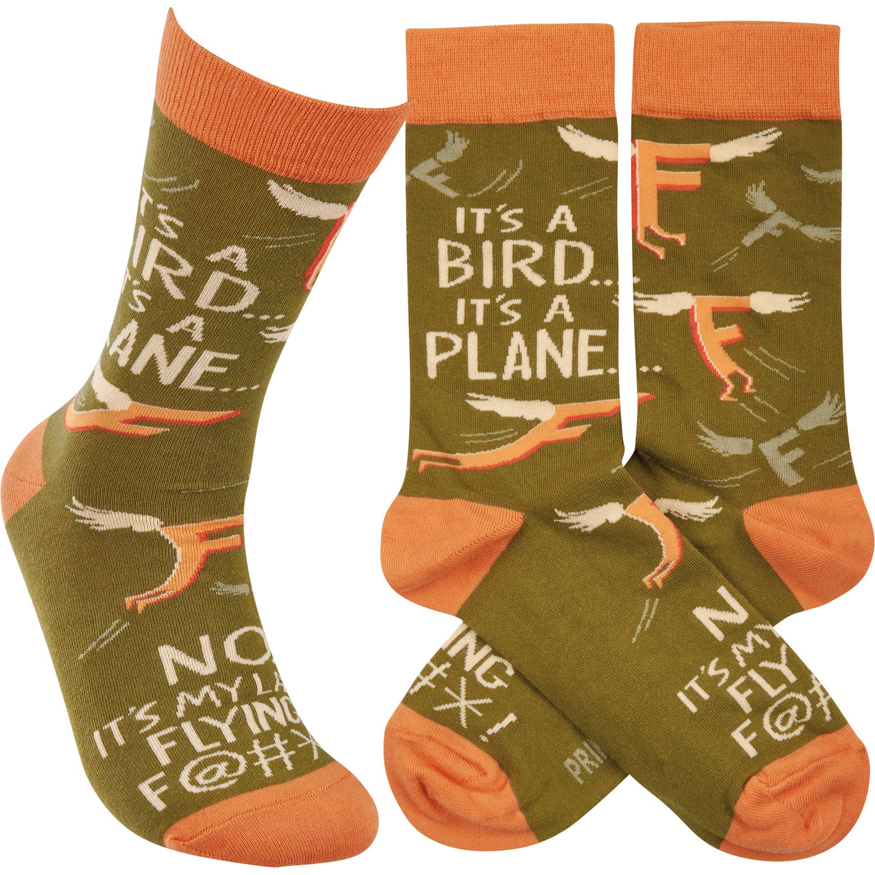 "It's A Bird It's A Plane...Last Flying F-"  Socks