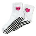 Mama Grip Socks - White (Barre / Pilates)