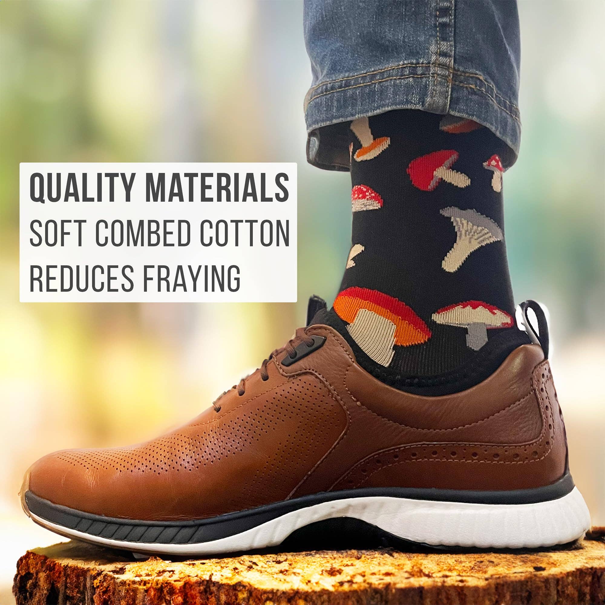 Men's Mushroom Socks