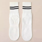 Mid Calf Grippy Socks Yoga For Year Round Comfort