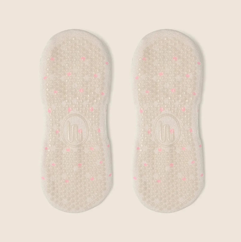Classic Grip Socks - Polka Ruffle (Barre / Pilates)