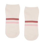 Classic Low Rise Striped Grip Socks - (Barre / Pilates)