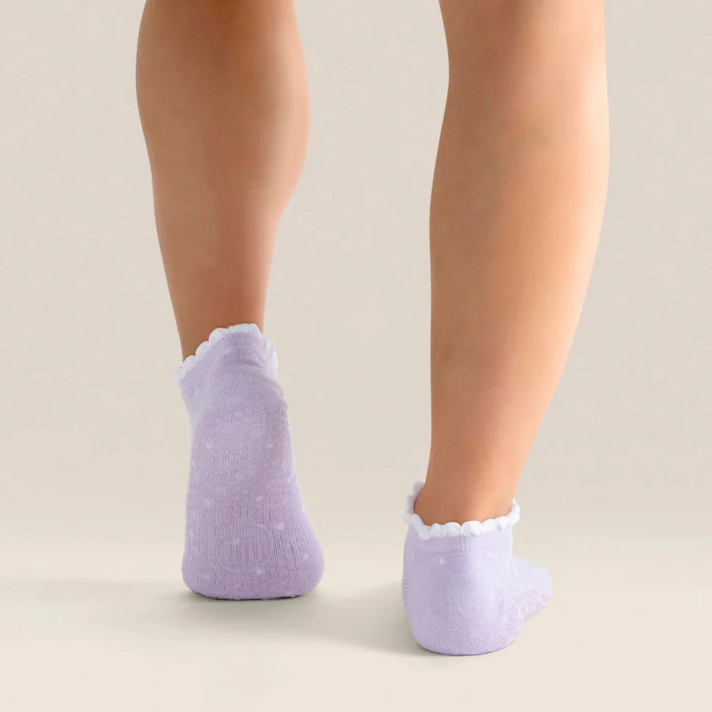Classic Grip Socks - Polka Ruffle (Barre / Pilates)