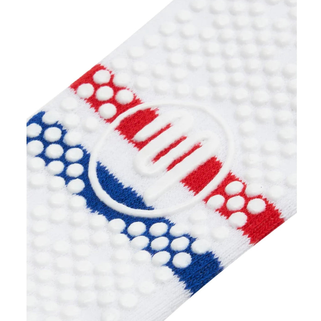 Classic Low Rise Striped Grip Socks - (Barre / Pilates)