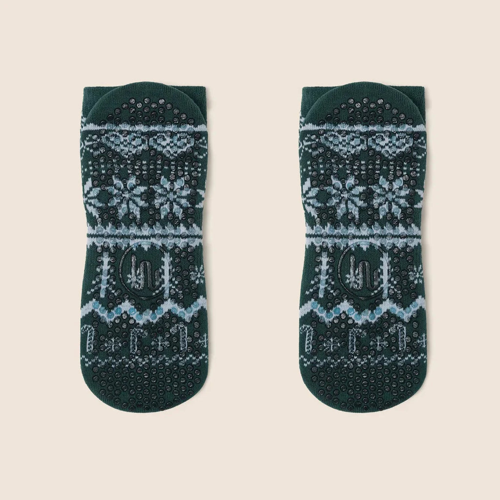 Classic Grip Socks - Snow Pine (Barre / Pilates)
