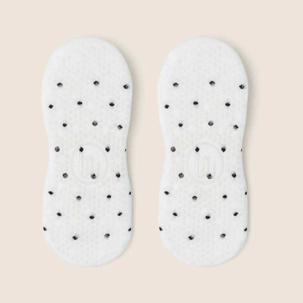 Classic Grip Socks - Polka Ruffle (Barre / Pilates)