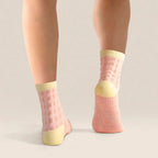 Crew Grip Socks - Gingham (Barre / Pilates)
