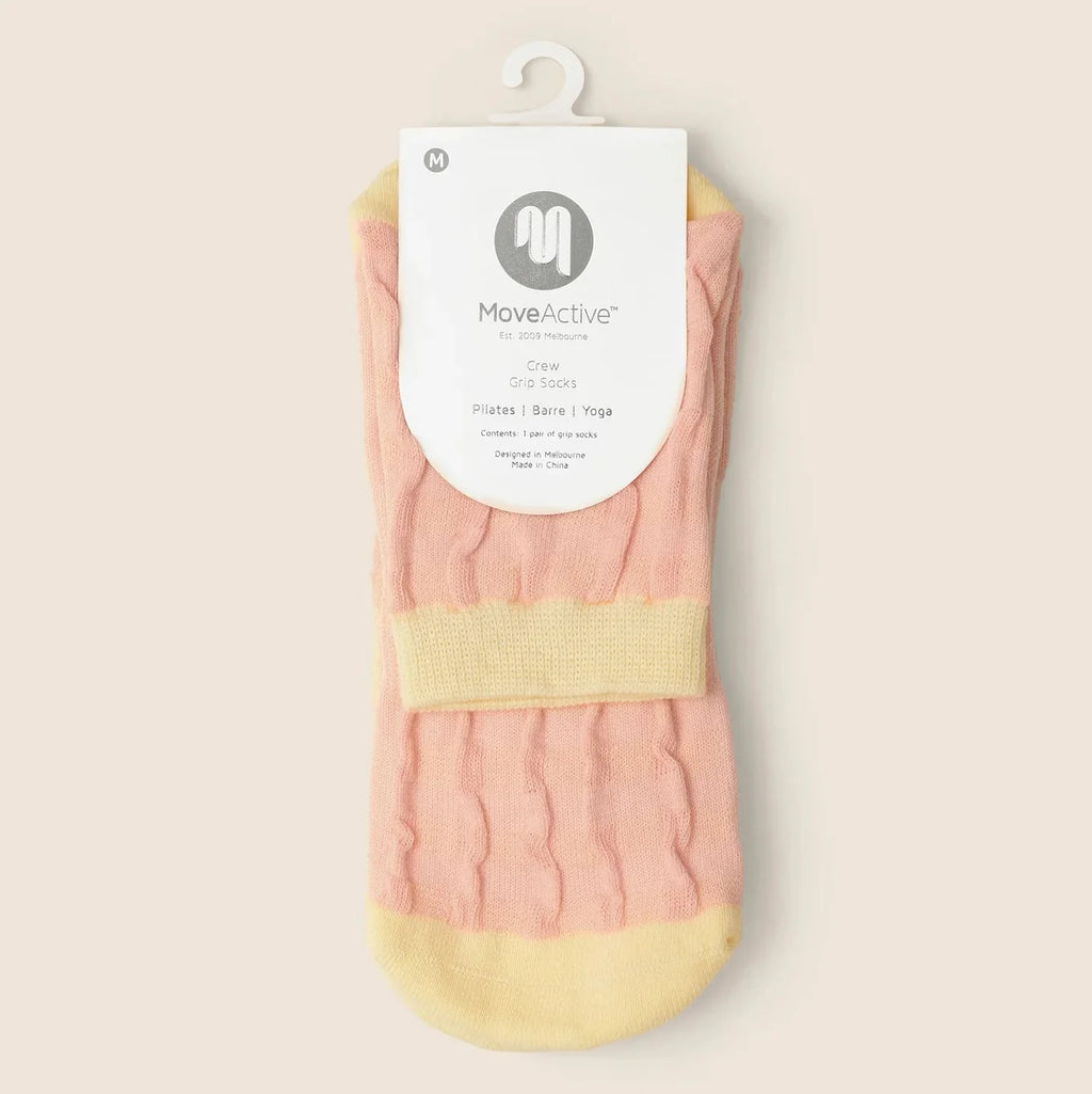 Crew Grip Socks - Gingham (Barre / Pilates)