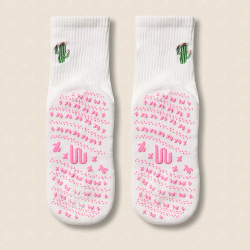 Crew Grip Socks - Señorita Spike (Barre / Pilates)