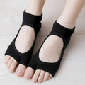 Open Toe Cute Yoga Socks With Anti Slip Grip