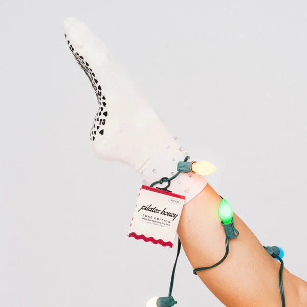 Diamonds are a Girls Best Friend - Crew Grip Sock (Barre / Pilates)
