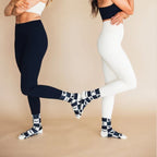 Midnight Cowboy - Crew Grip Socks (Barre / Pilates)