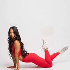 Rosette Ruffle Ankle - Crew Grip Sock (Barre / Pilates)