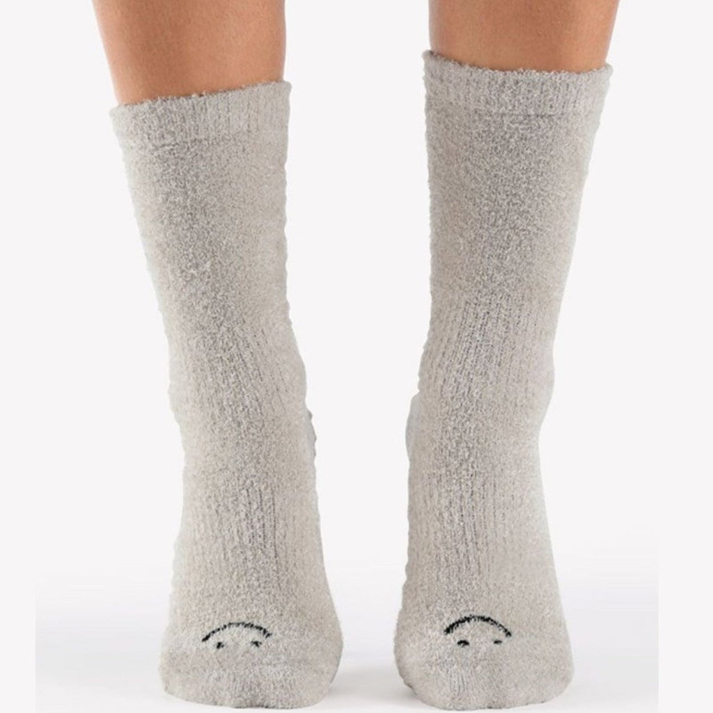 Happy Cloud Crew Grip Sock