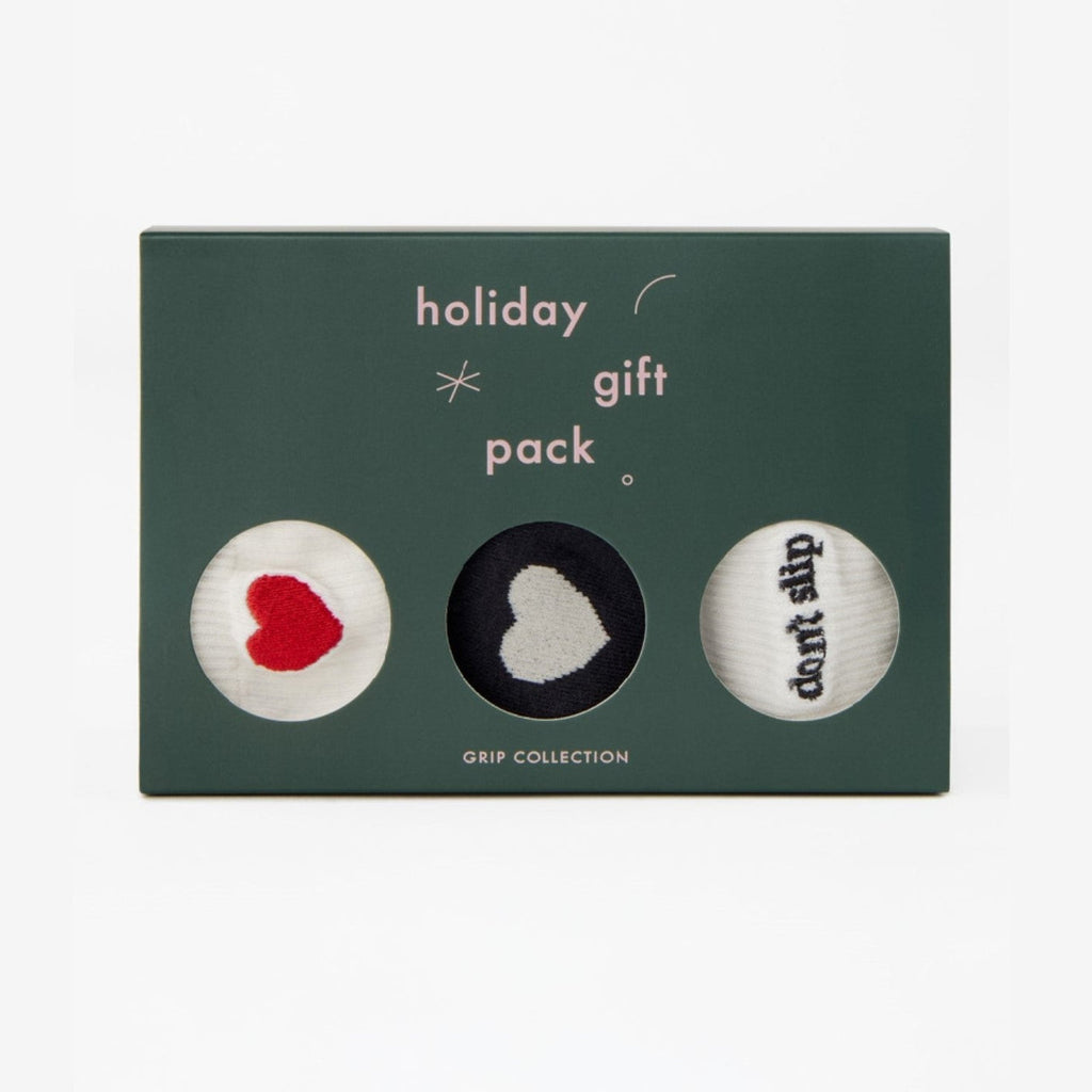 The Pilates Gift Pack - Set of 3 Grip Socks (Barre / Pilates)