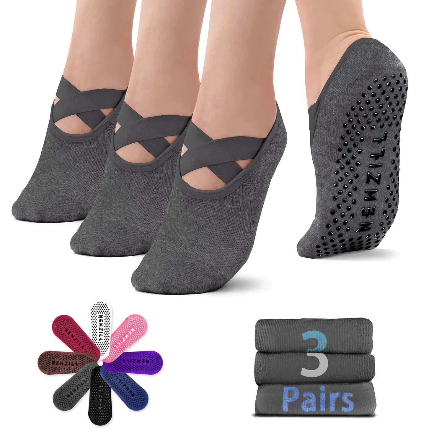 Women's YOGA Socks - Gray
