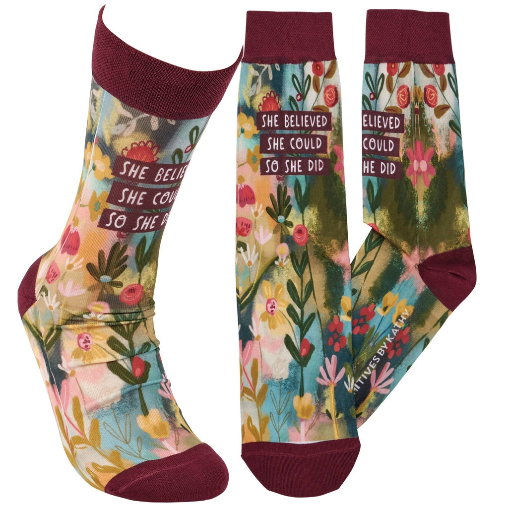 “So She Did” Socks