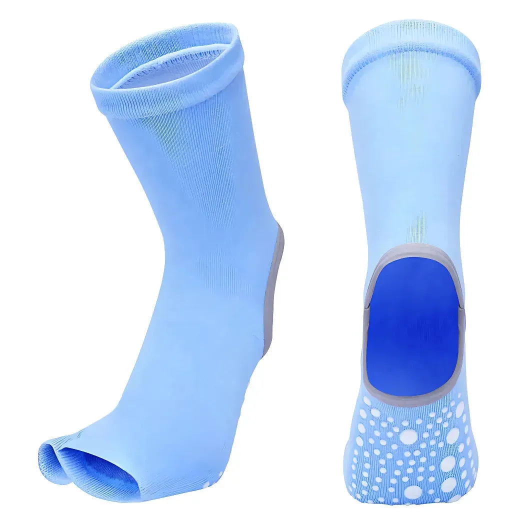 Split Toe Socks For Yoga With Non Slip Grip