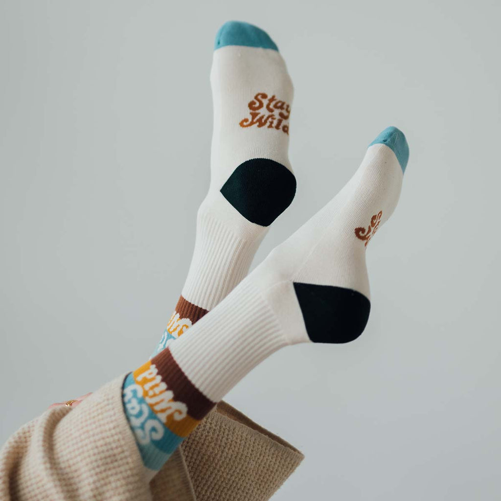 "Stay Wild" Unisex Socks (SALE)